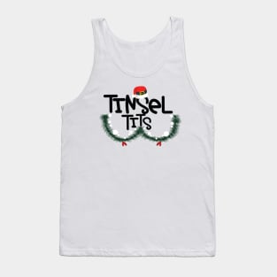 Tinsel Tits And Jingle Balls Funny Christmas Couple Matching Tank Top